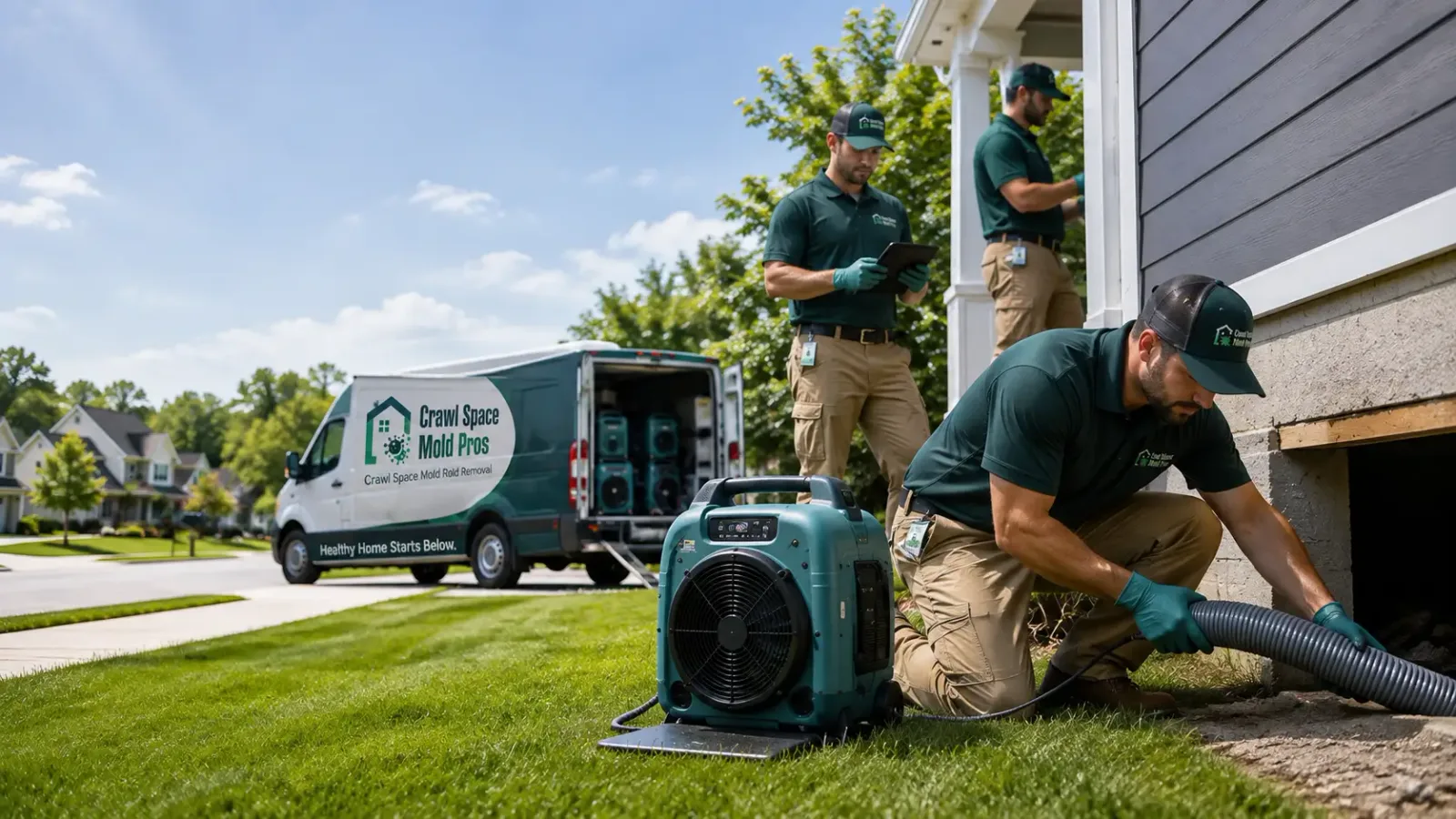 Crawl Space Mold Removal in Binford, ND